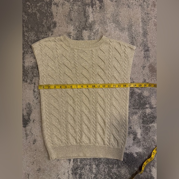 Womens Gold Calvin Klein Vest - Picture 5 of 6